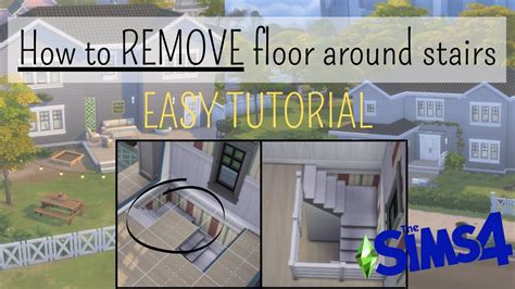 Click on the yellow outline. . How to delete floor sims 4